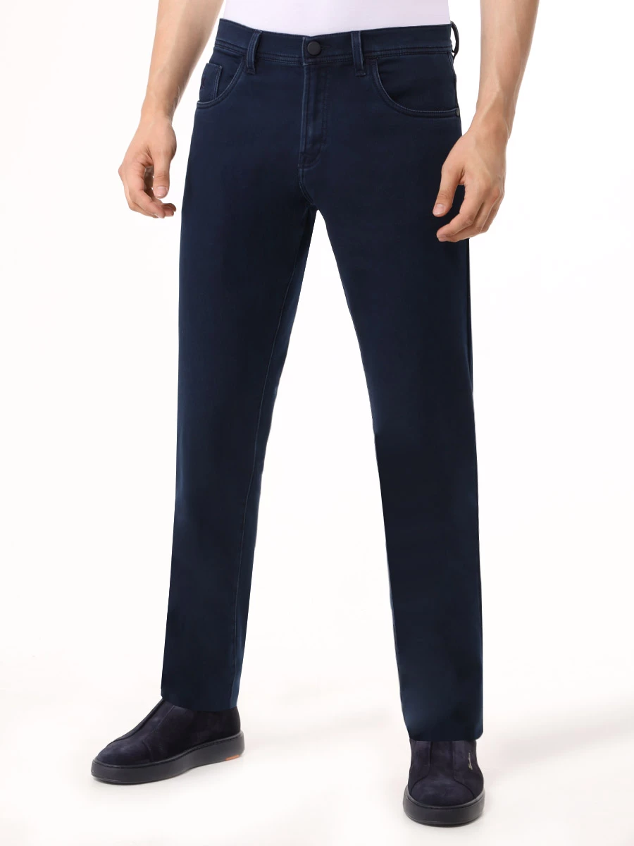 Джинсы Slim Fit SCISSOR SCRIPTOR COSTANTINO T12 W1 Темно Синий  Фото 4