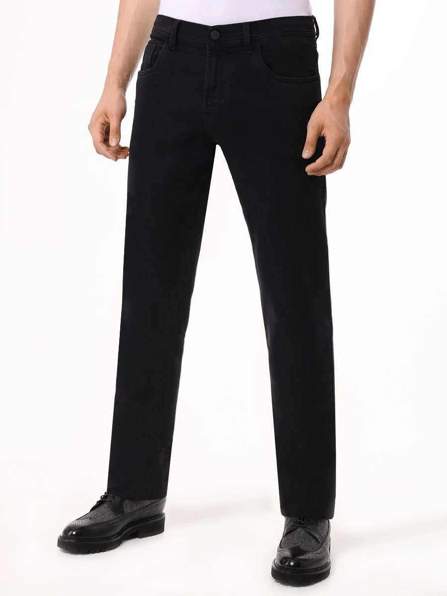 Джинсы Slim Fit хлопковые SCISSOR SCRIPTOR COSTANTINO T230 W1 Черный  Фото 4