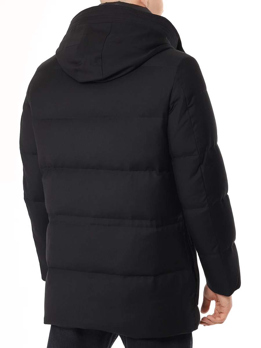 Пуховик стеганый MONTECORE F07MUCX738-106-99-BLACK Черный  Фото 3