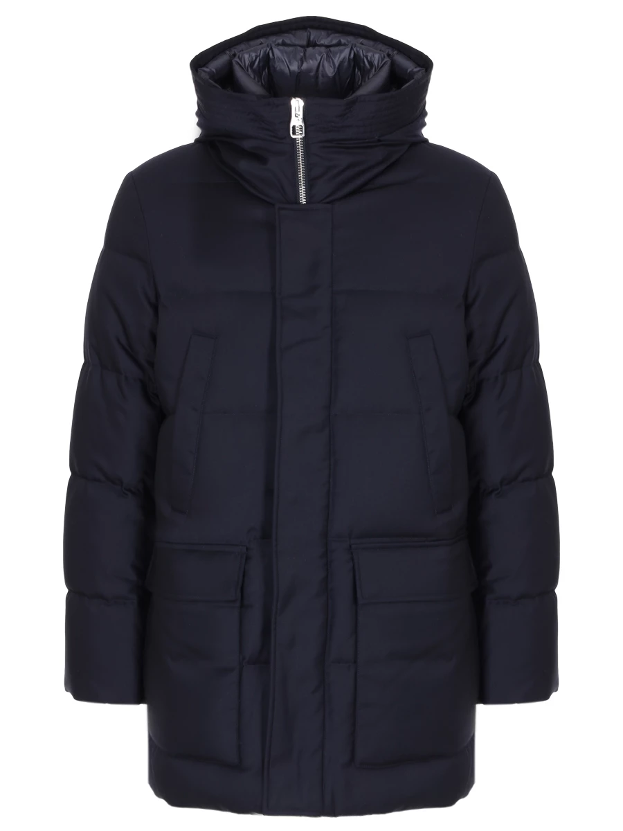 Пуховик стеганый MONTECORE F07MUCX738-106-89-DARK BLUE Синий 
