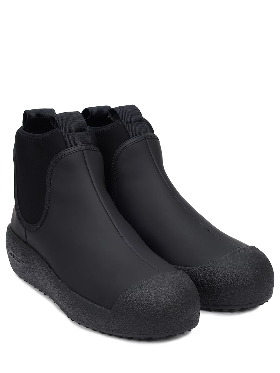 Ботинки кожаные Cubrid BALLY MSB07N/U901 Черный  Фото 2