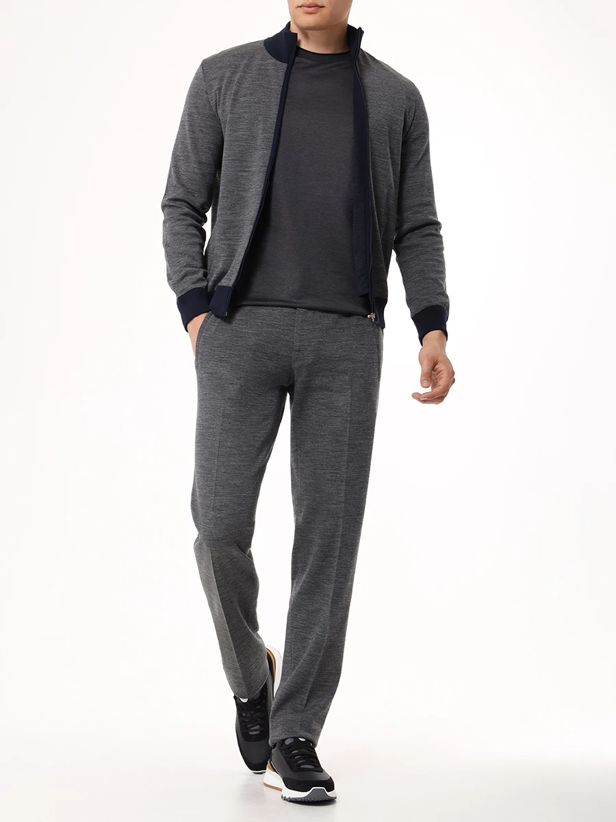 Футболка хлопковая BERTOLO LUXURY MENSWEAR 000320/001912/0004 Коричневый  Фото 2