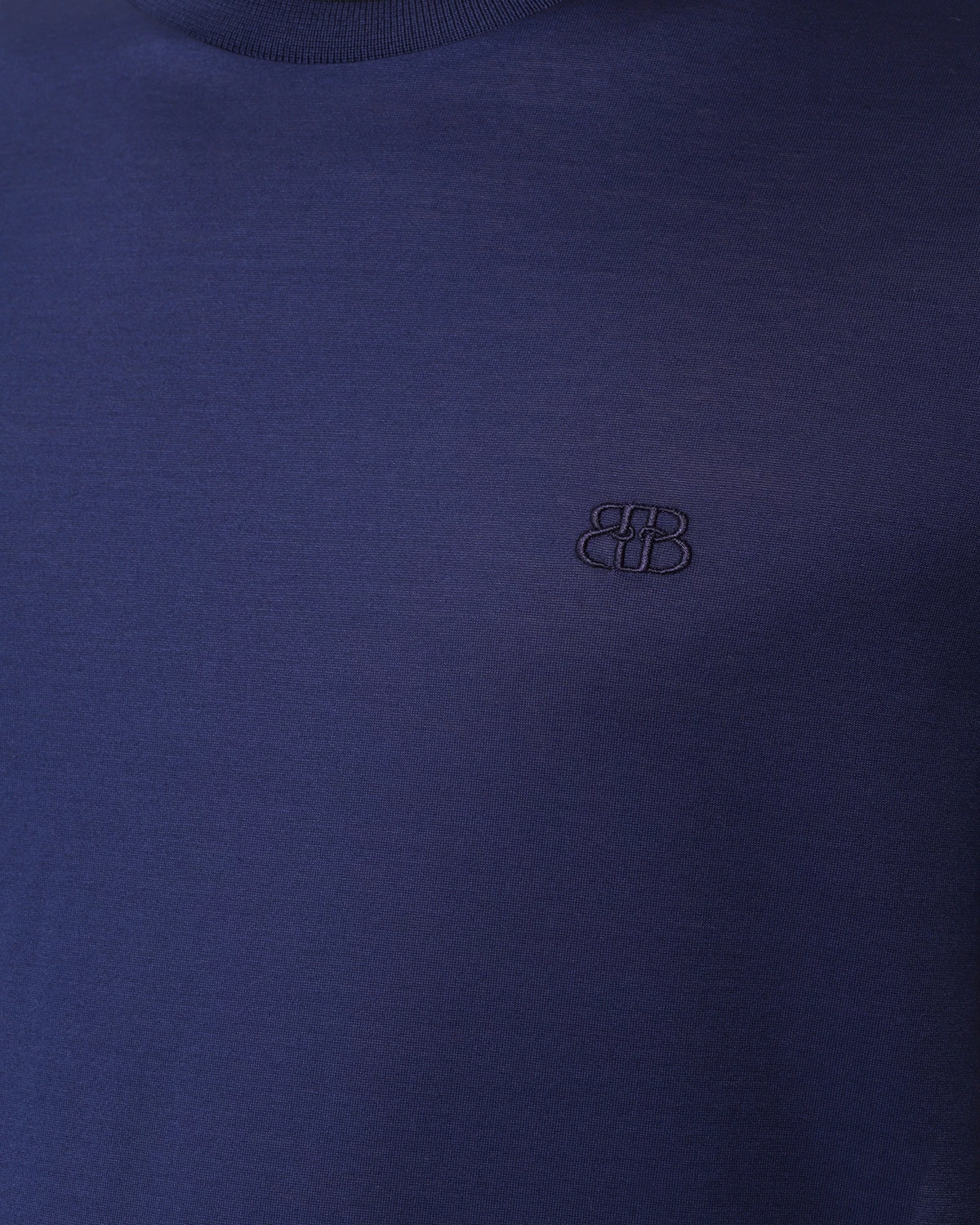 Футболка хлопковая BERTOLO LUXURY MENSWEAR 000320/001912/0045 Синий  Фото 5