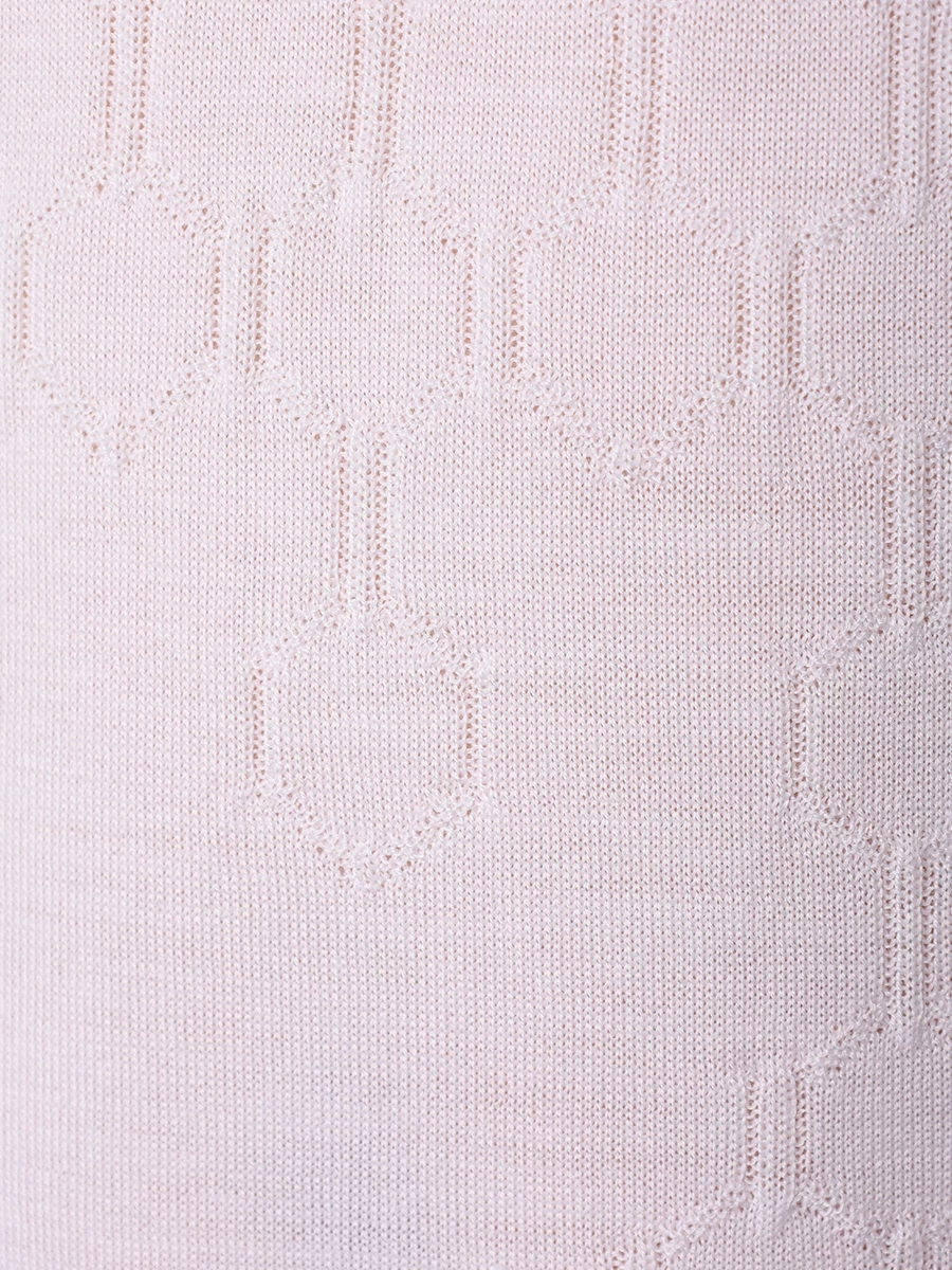 Поло шерстяное BERTOLO LUXURY MENSWEAR 902371/002434/0030 Белый  Фото 6