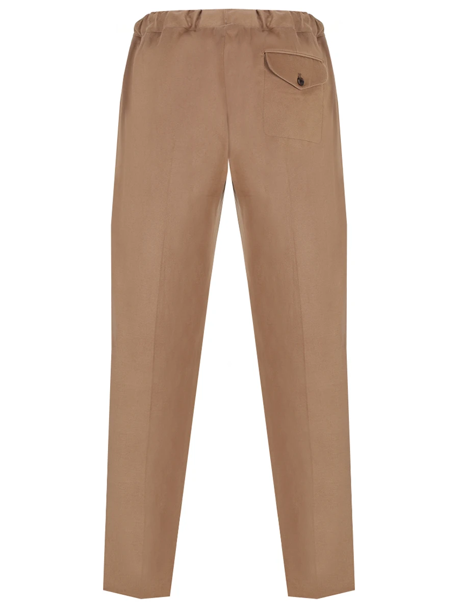 Брюки хлопковые FIORONI CASHMERE MPT300T2 0002 3616 Бежевый  Фото 2