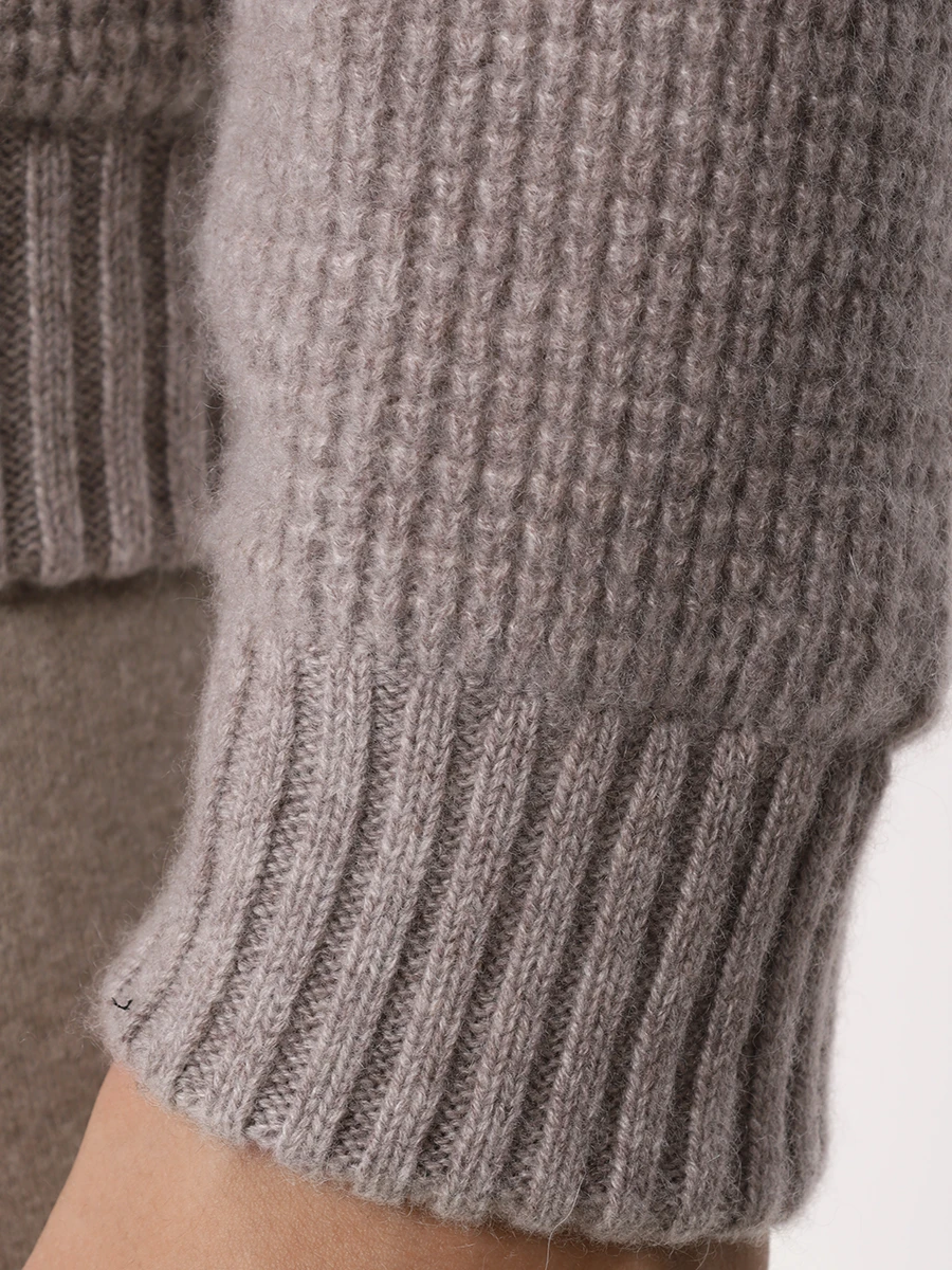 Куртка кашемировая на меху FIORONI CASHMERE MTP29014E1 0002 TP12 Бежевый  Фото 6