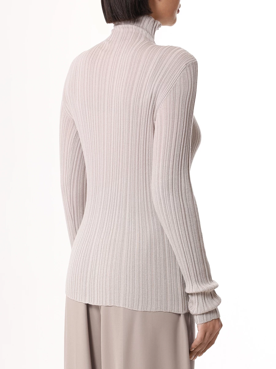 Водолазка кашемировая AGNONA K202038-7D180H N45 Бежевый  Фото 3