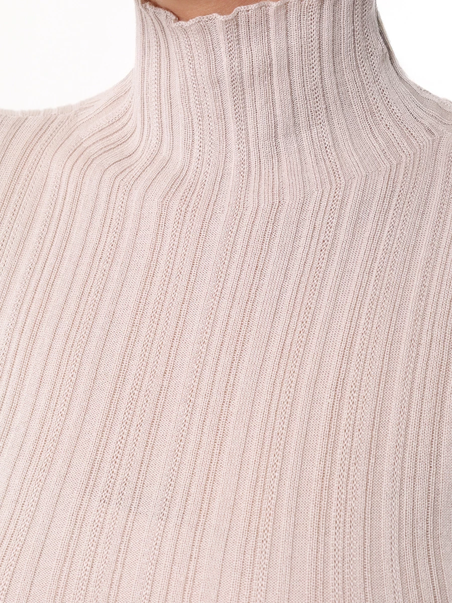 Водолазка кашемировая AGNONA K202038-7D180H N45 Бежевый  Фото 5