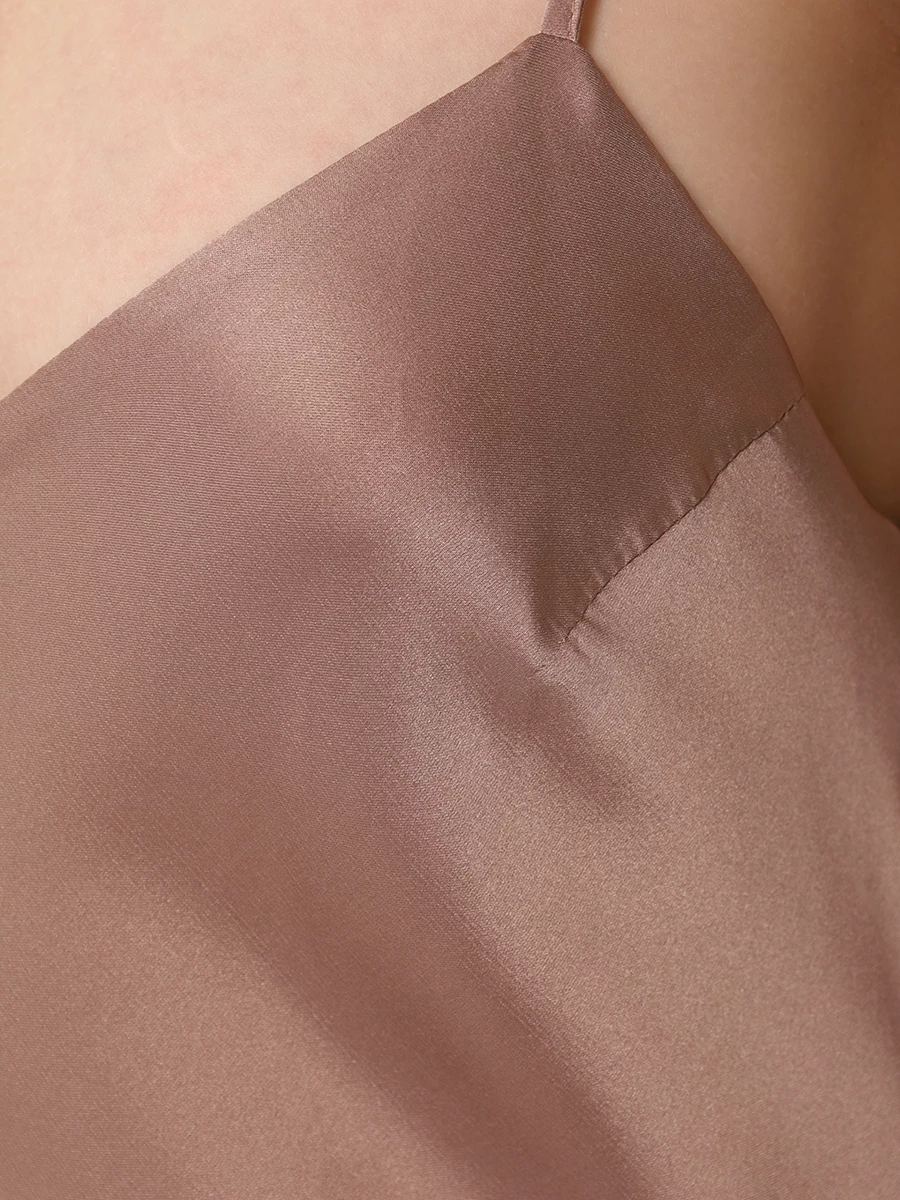 Платье-комбинация однотонное LAROOM fw25-2473-6 Бежевый  Фото 6