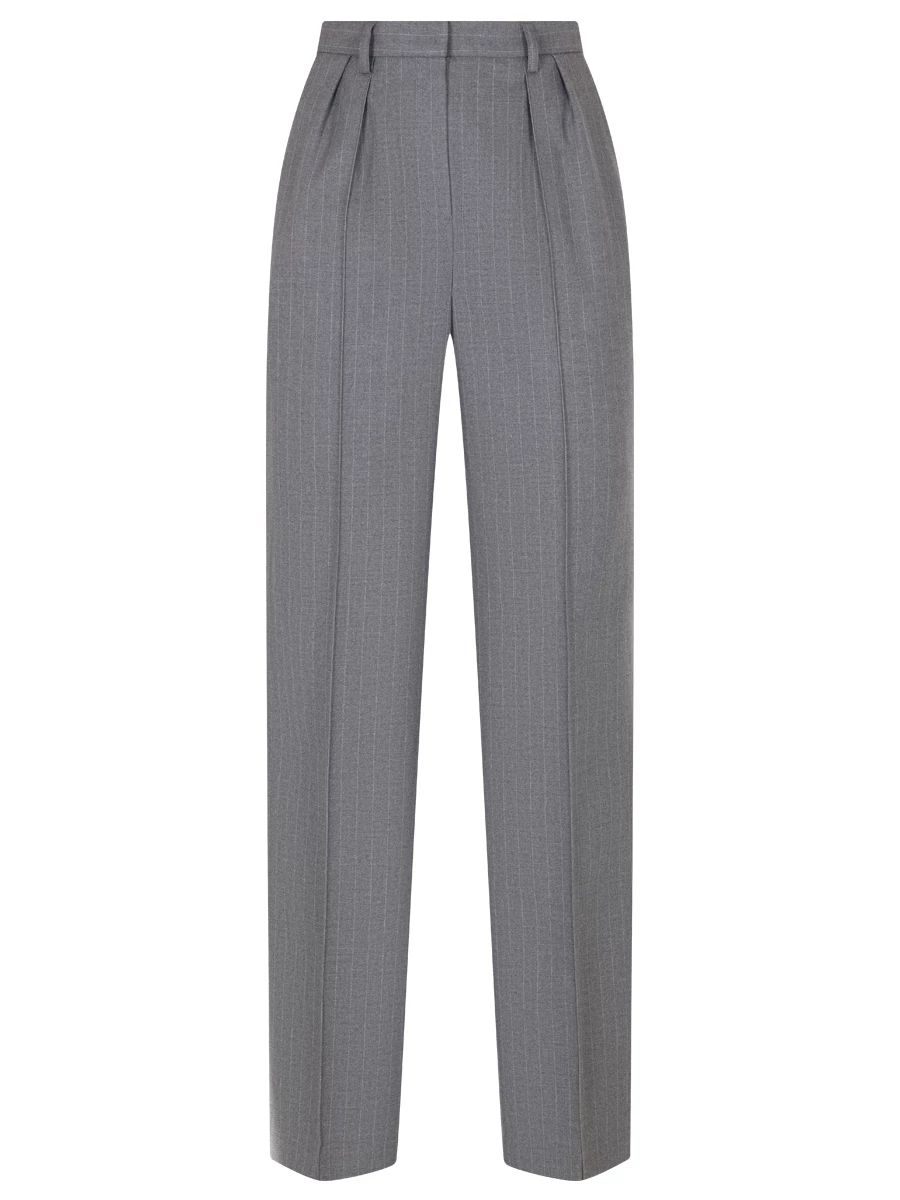 Брюки в полоску LAROOM fw25-2441 Серый 
