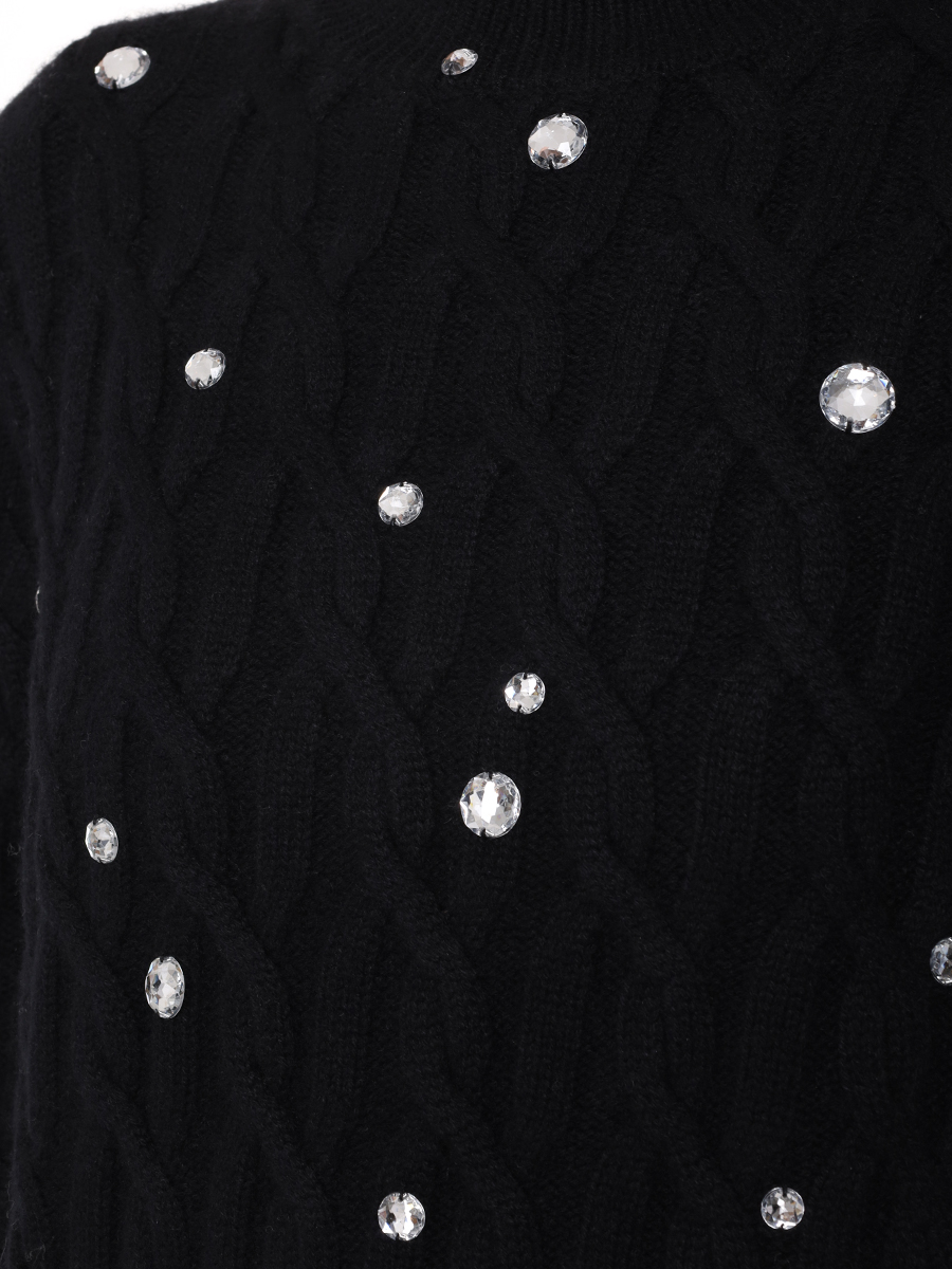 Свитер кашемировый YANINA 0-2756 Черный  Фото 5