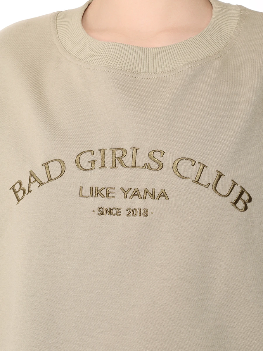Костюм хлопковый Bad Girls Club LIKE YANA L1-10-240-9449ХВ Зеленый  Фото 5