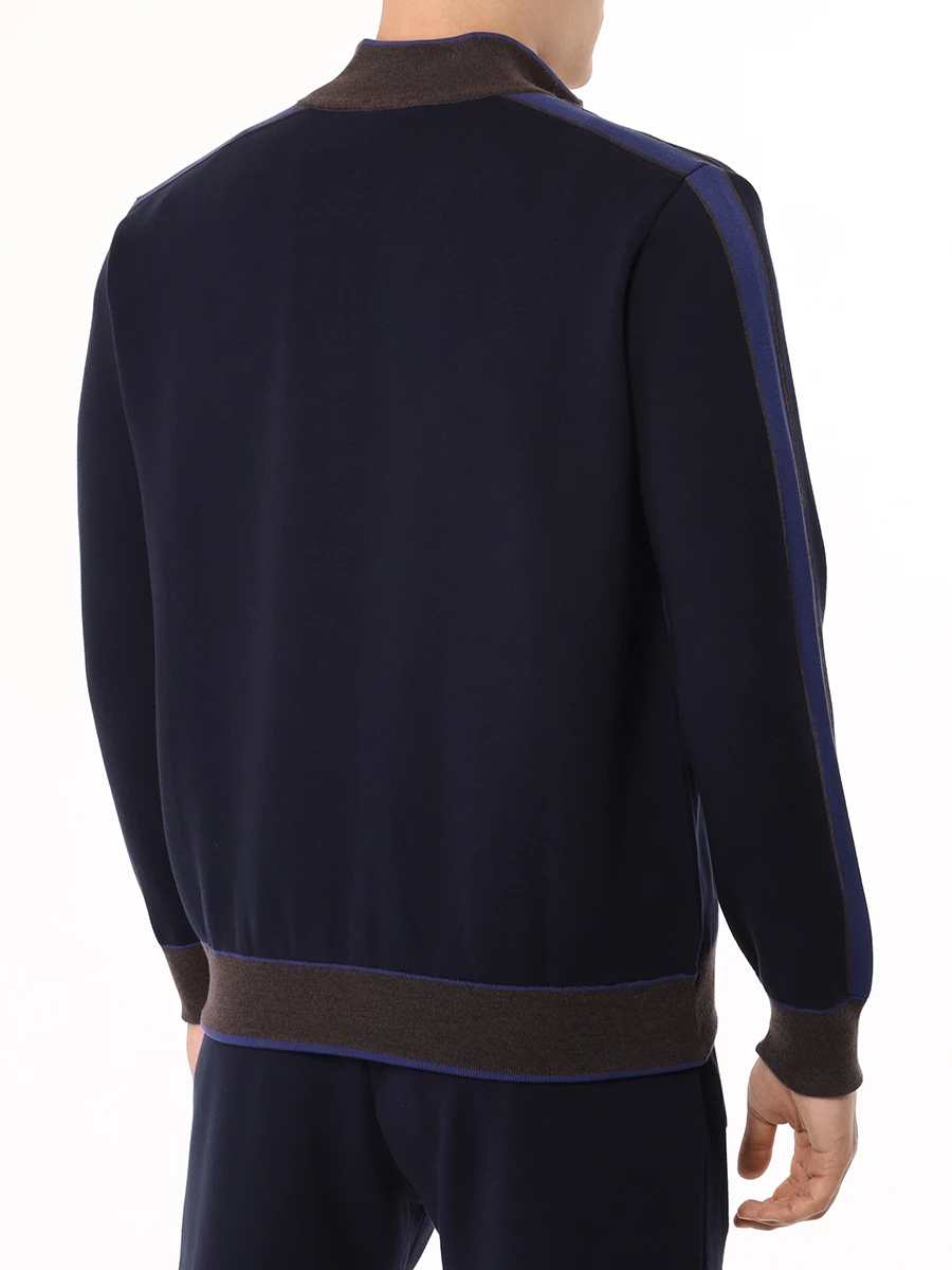 Костюм хлопковый BERTOLO LUXURY MENSWEAR 902087/902088/001965/0397 Темно Синий  Фото 3