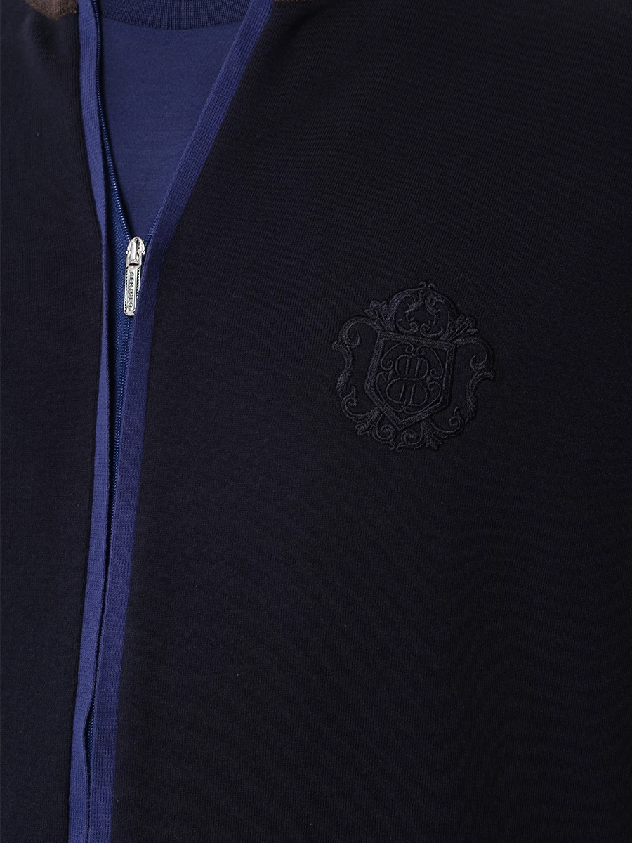 Костюм хлопковый BERTOLO LUXURY MENSWEAR 902087/902088/001965/0397 Темно Синий  Фото 5