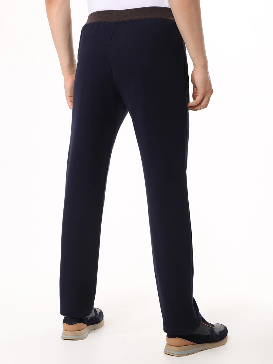 Костюм хлопковый BERTOLO LUXURY MENSWEAR 902087/902088/001965/0397 Темно Синий  Фото 6