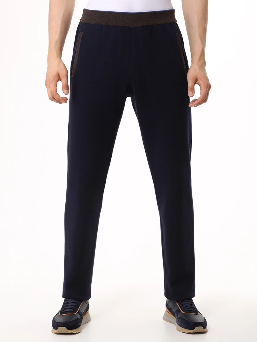 Костюм хлопковый BERTOLO LUXURY MENSWEAR 902087/902088/001965/0397 Темно Синий  Фото 7