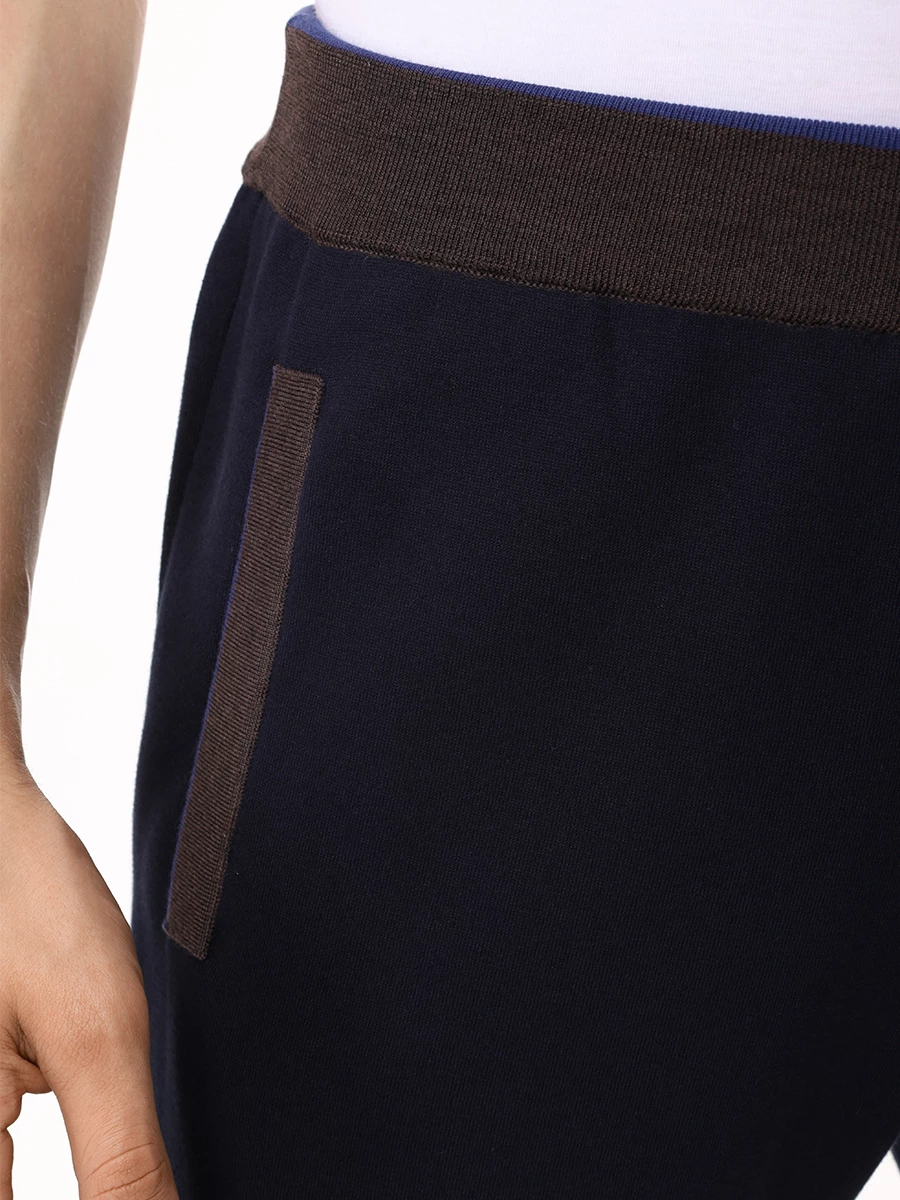 Костюм хлопковый BERTOLO LUXURY MENSWEAR 902087/902088/001965/0397 Темно Синий  Фото 8