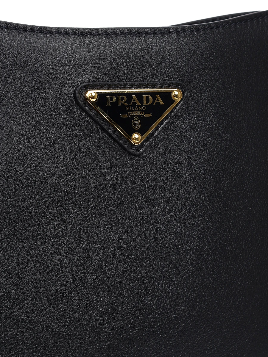 Сумка кожаная PRADA 1BH219 2CYS F0ES7 Черный  Фото 5