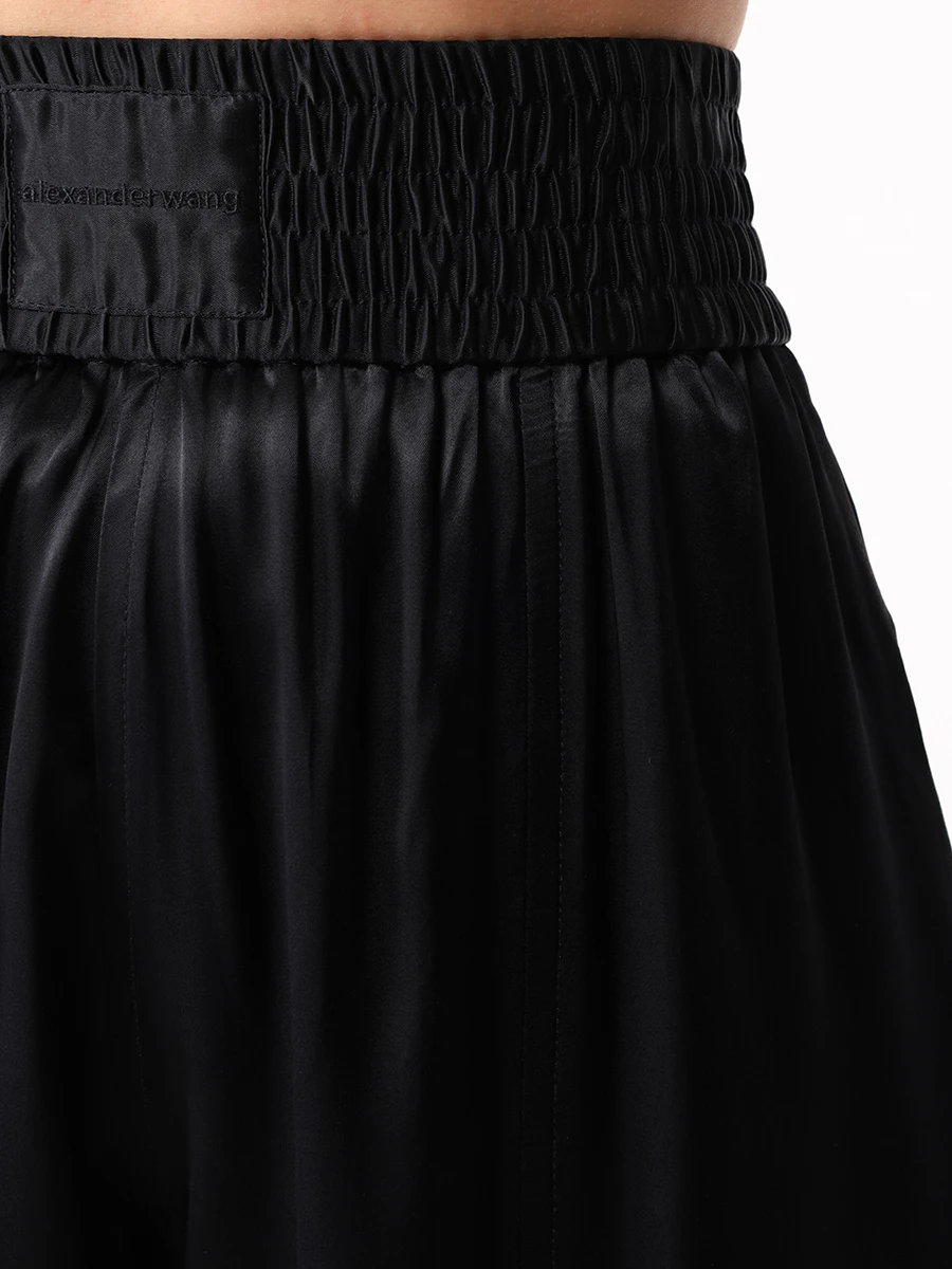 Брюки из вискозы ALEXANDER WANG 1WC3244740 001 Черный  Фото 5