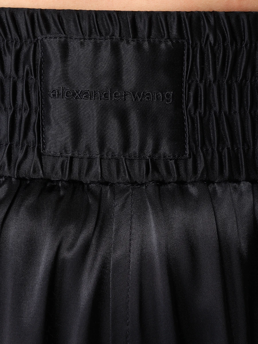 Брюки из вискозы ALEXANDER WANG 1WC3244740 001 Черный  Фото 6