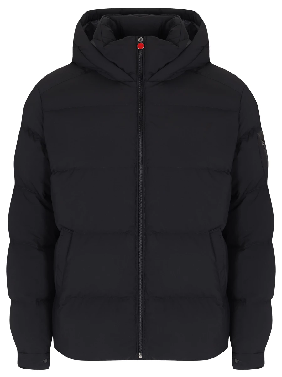 Пуховик стеганый KITON UW1919V0457F01000 Черный 