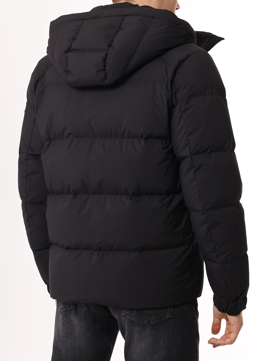 Пуховик стеганый KITON UW1919V0457F01000 Черный  Фото 3