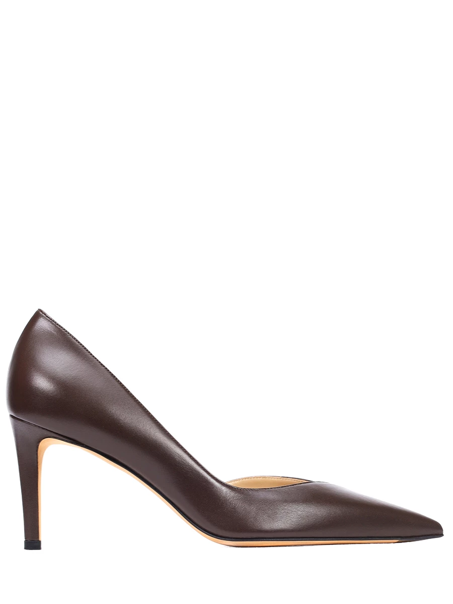 Туфли кожаные KITON D58820K0524F07003 Коричневый 