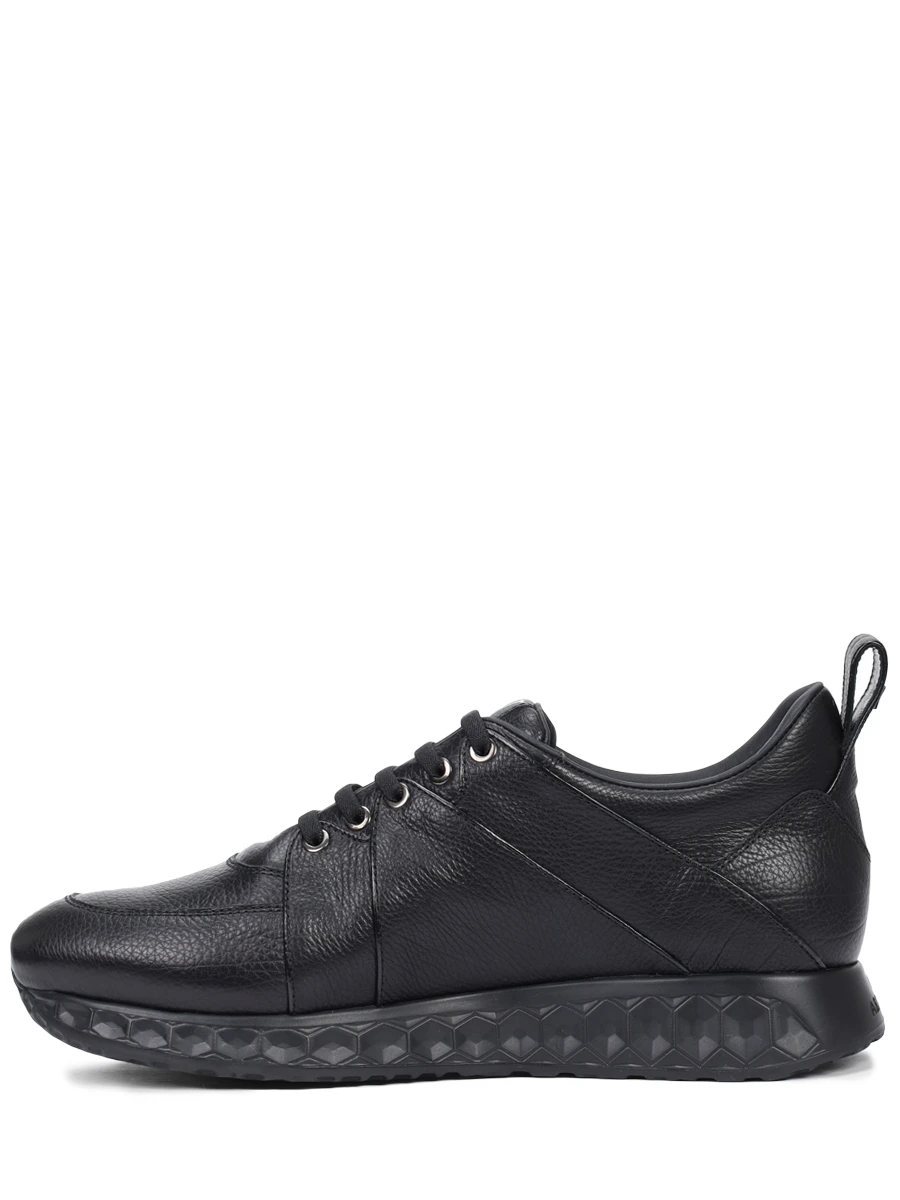 Кроссовки кожаные на байке ARTIOLI 0S107 Черный  Фото 3