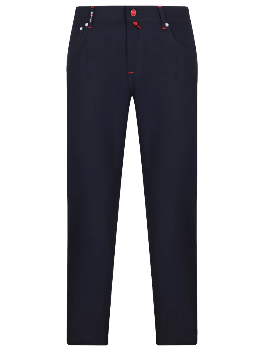 Джинсы Regular Fit из шерсти KITON UPNJSK0149F05000 Синий 