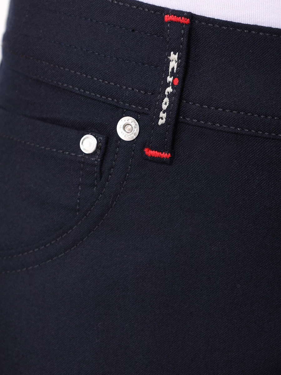 Джинсы Regular Fit из шерсти KITON UPNJSK0149F05000 Синий  Фото 5