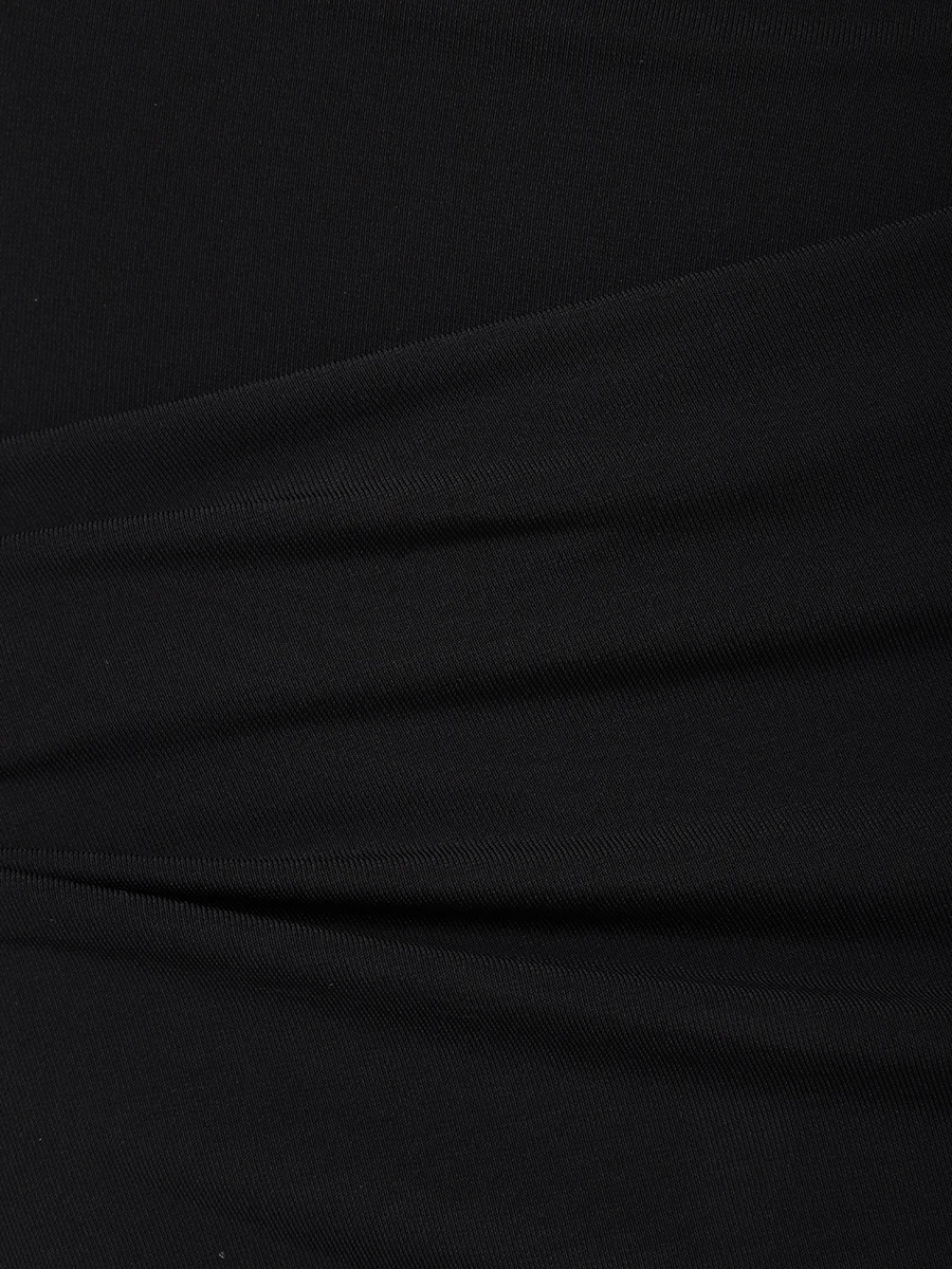 Платье из вискозы JACQUEMUS 241DR1442381 990 Черный  Фото 6