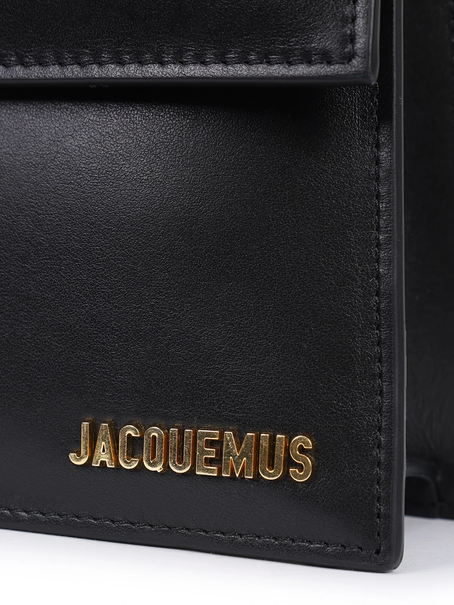 Сумка кожаная Le Bambinou JACQUEMUS 221BA0143000 990 Черный  Фото 5