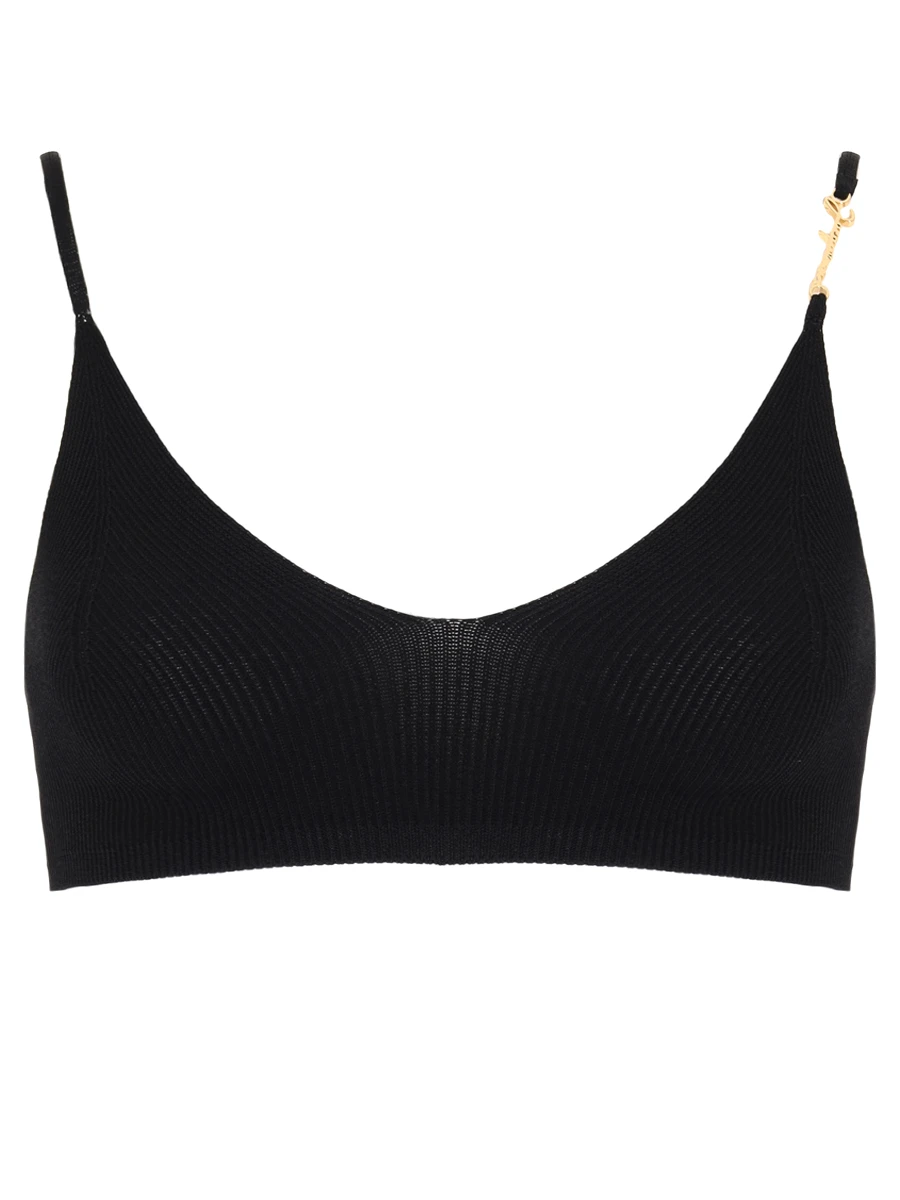Топ из вискозы JACQUEMUS 231KN5022060 990 Черный 
