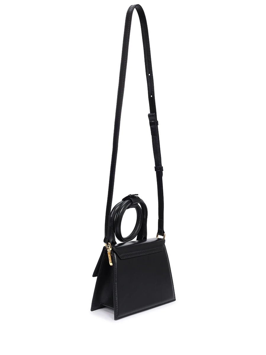 Сумка кожаная Le Chiquito Noeud JACQUEMUS 213BA0053000 990 Черный  Фото 3