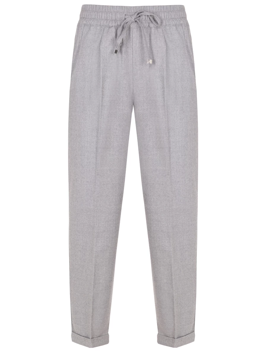 Брюки шерстяные KITON D37102K0505E01000 Серый 