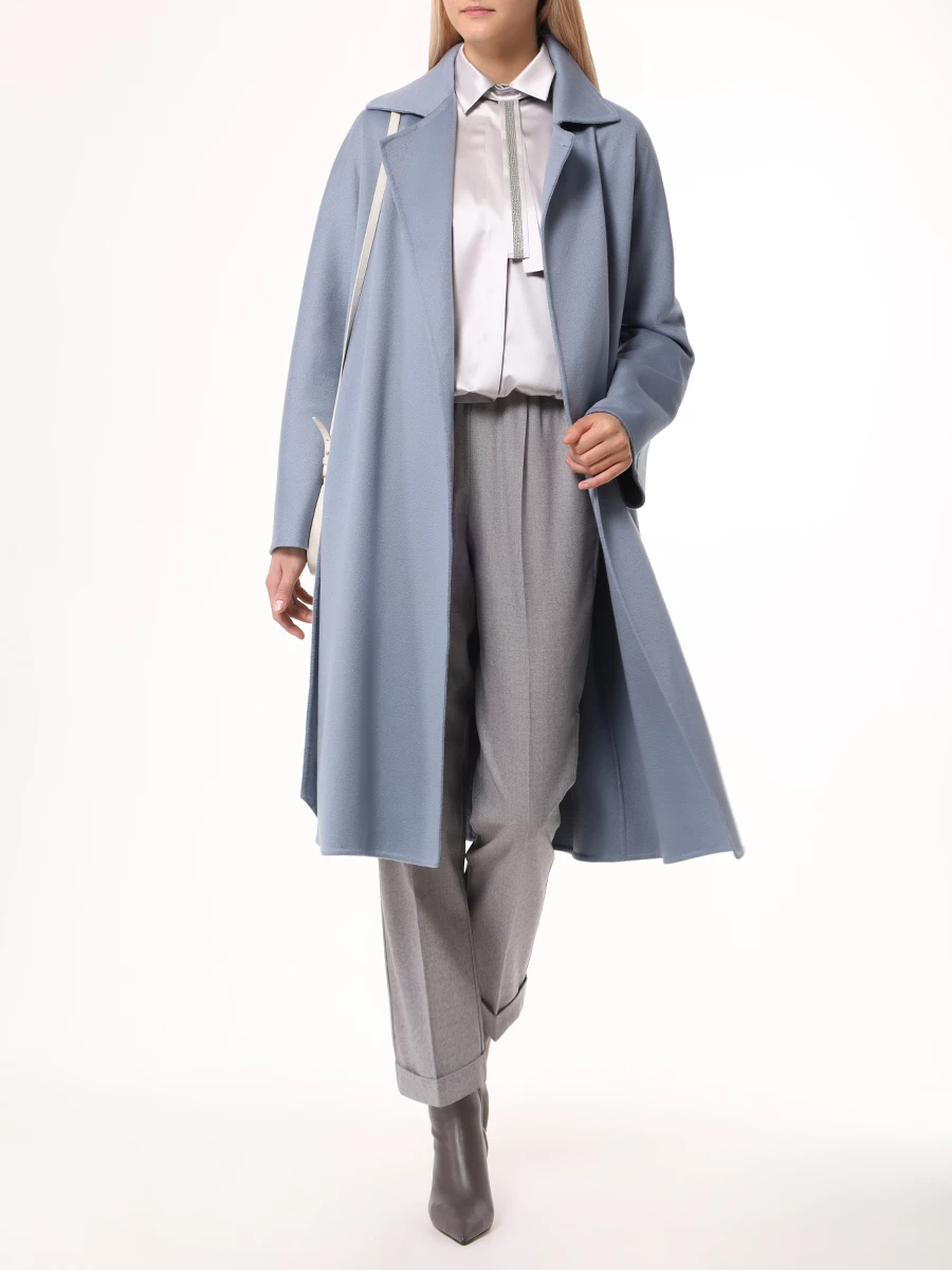 Брюки шерстяные KITON D37102K0505E01000 Серый  Фото 2