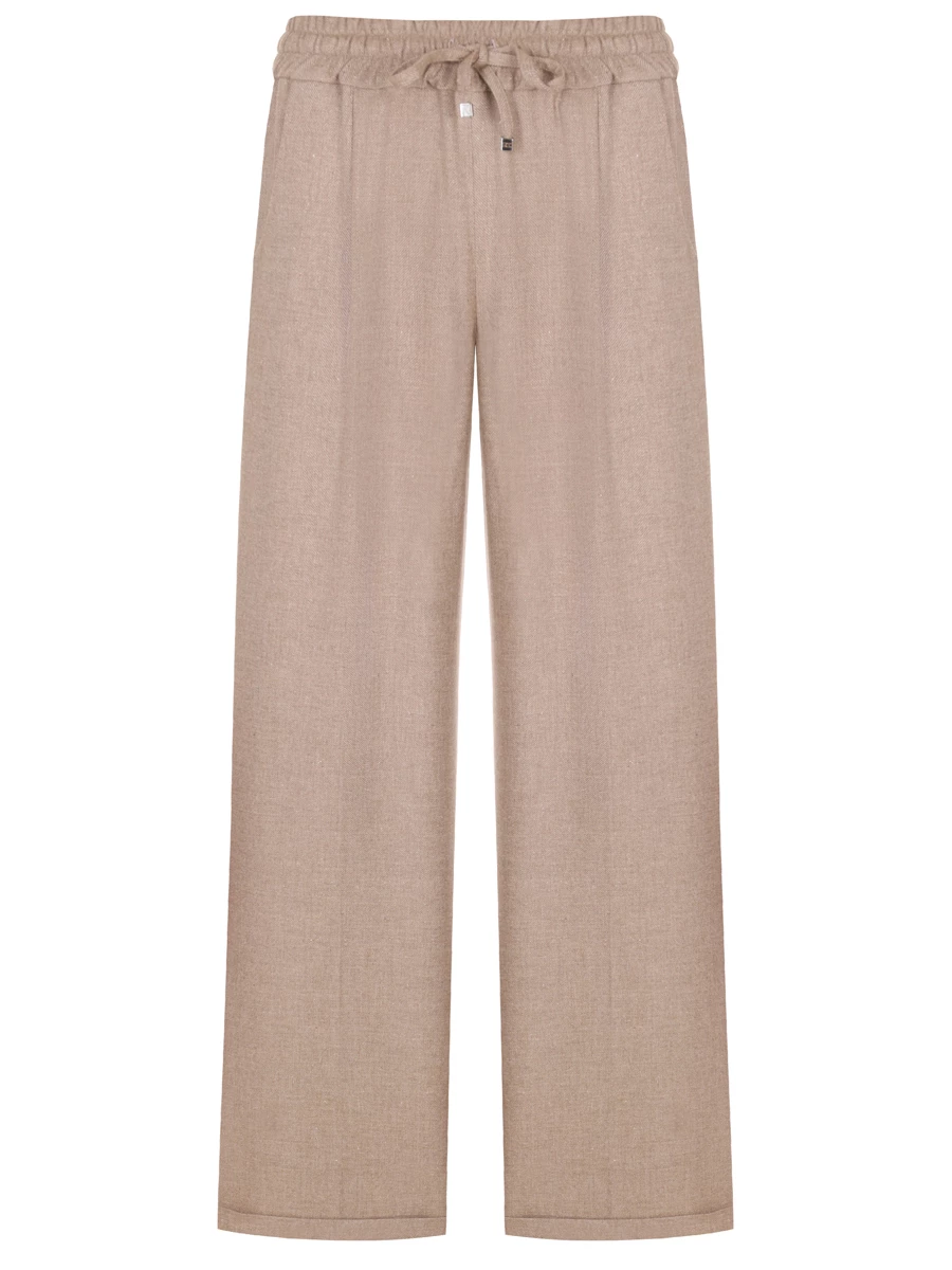 Брюки шерстяные KITON D56106K0555E02000 Бежевый 
