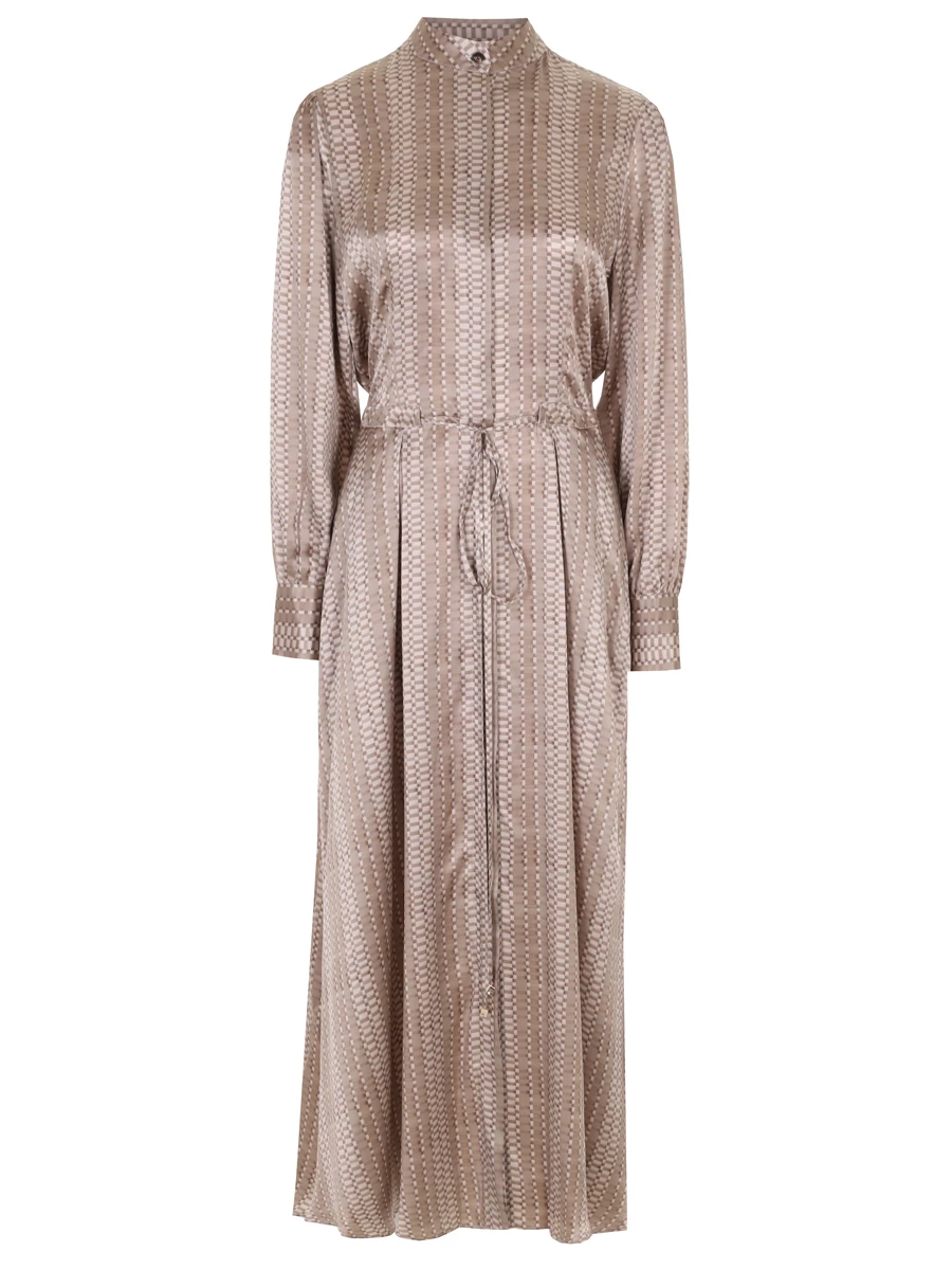 Платье шелковое KITON D52302K0562E01006 Бежевый 