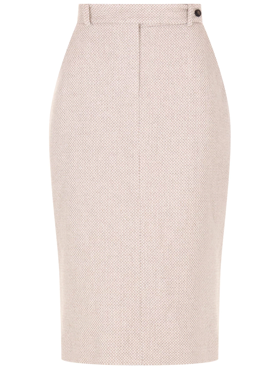 

Юбка-карандаш кашемировая, Бежевый, D56202K0517E01000