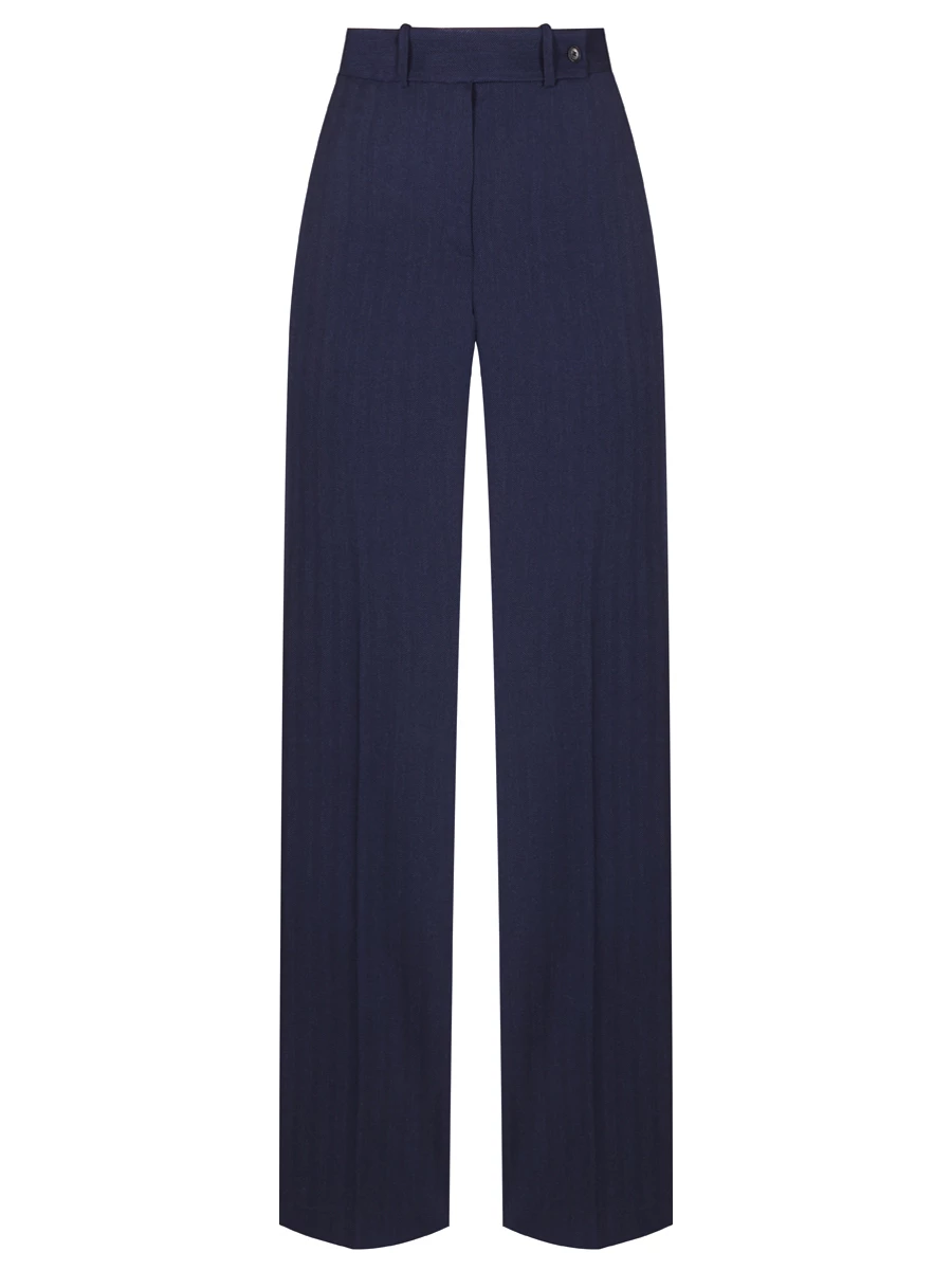 

Брюки шерстяные, Синий, D48109K0157B01004