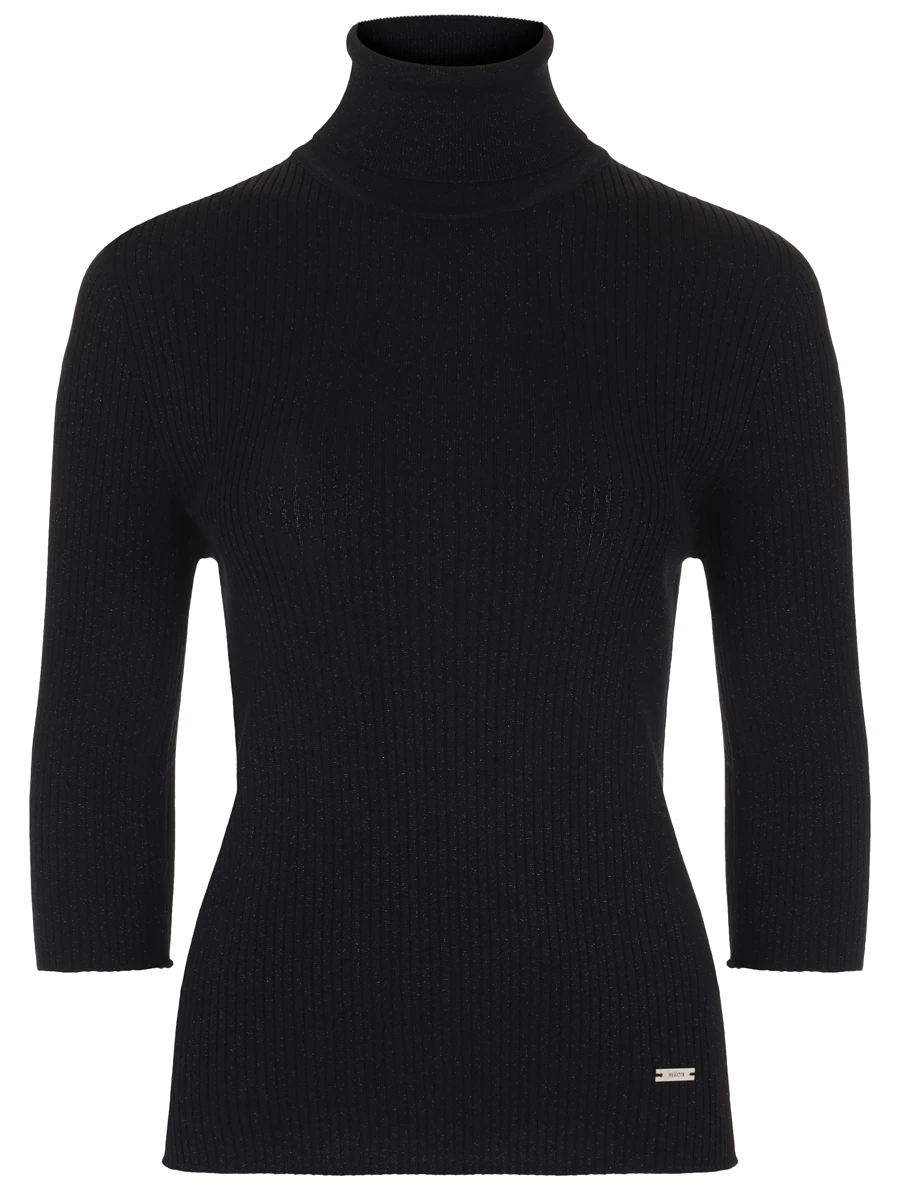 Водолазка из шерсти и вискозы KITON D5872301009 Черный 