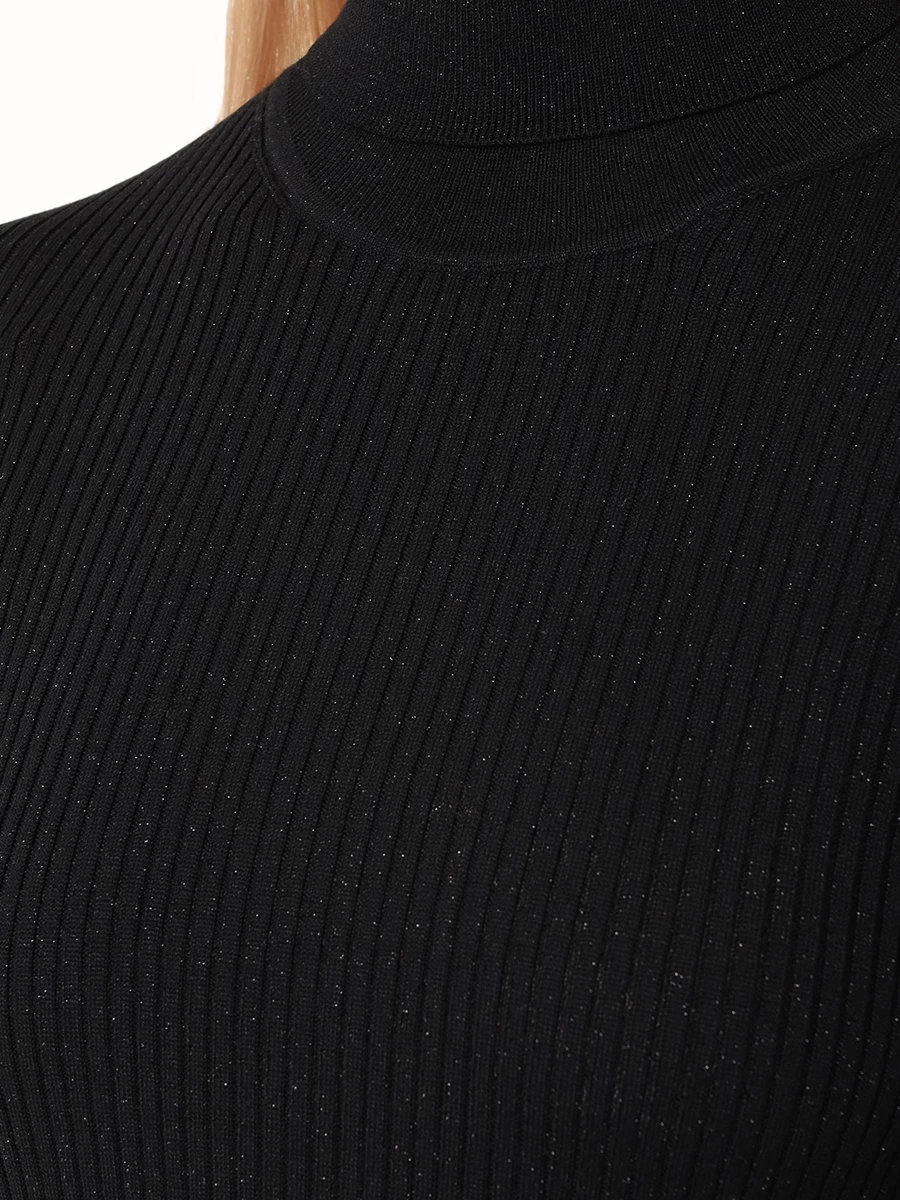 Водолазка из шерсти и вискозы KITON D5872301009 Черный  Фото 5