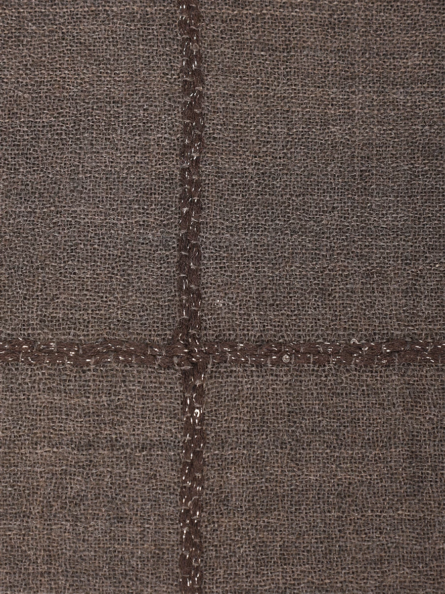 Шарф из кашемира и шелка KITON D58768K0518F02001 Коричневый  Фото 3