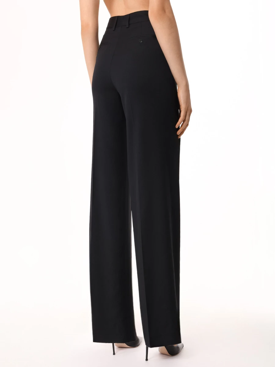 Брюки шерстяные KITON D48109K010240500X Черный  Фото 3