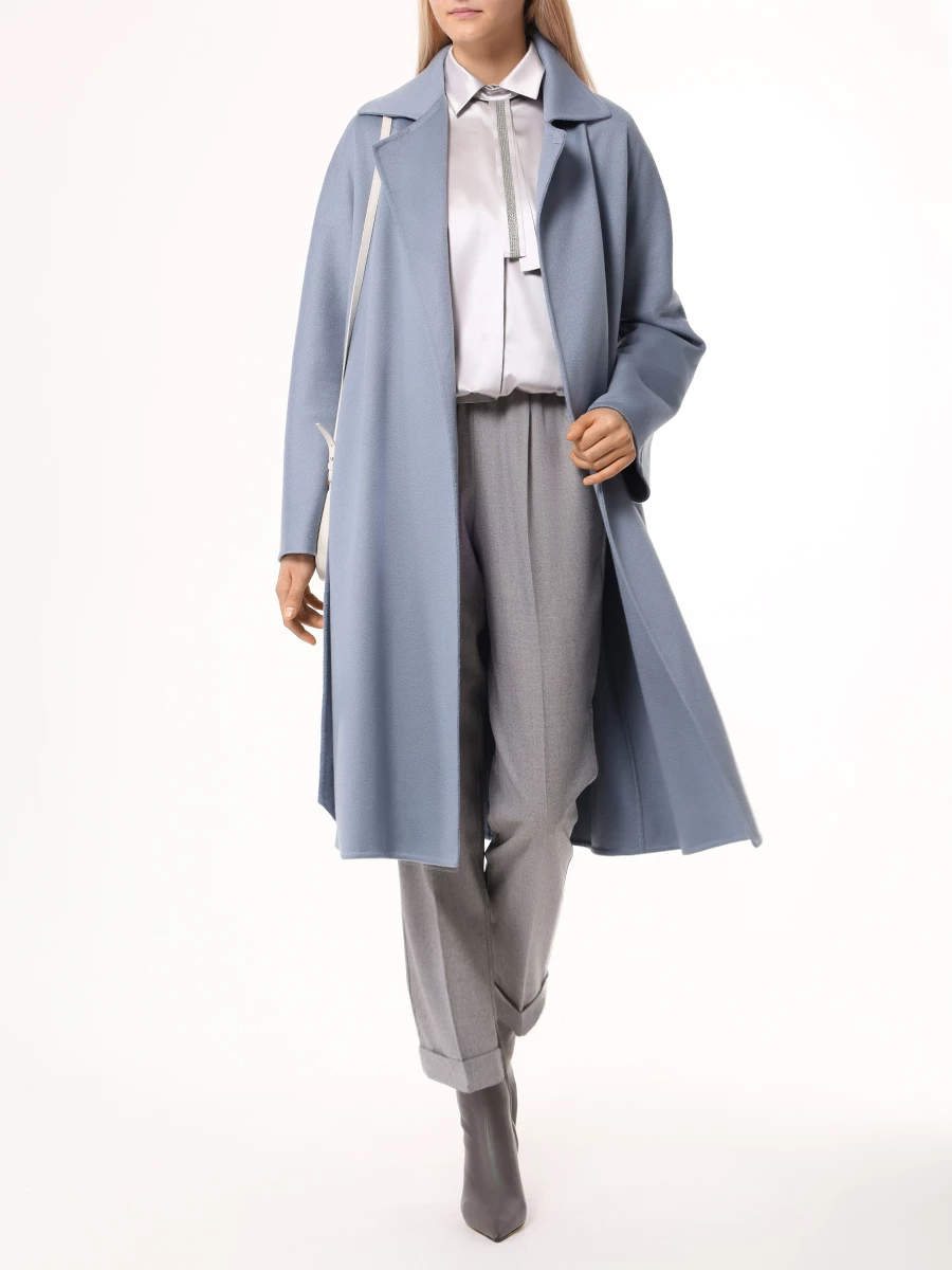 Пальто кашемировое KITON D48651DK0545C02005 Серый  Фото 2