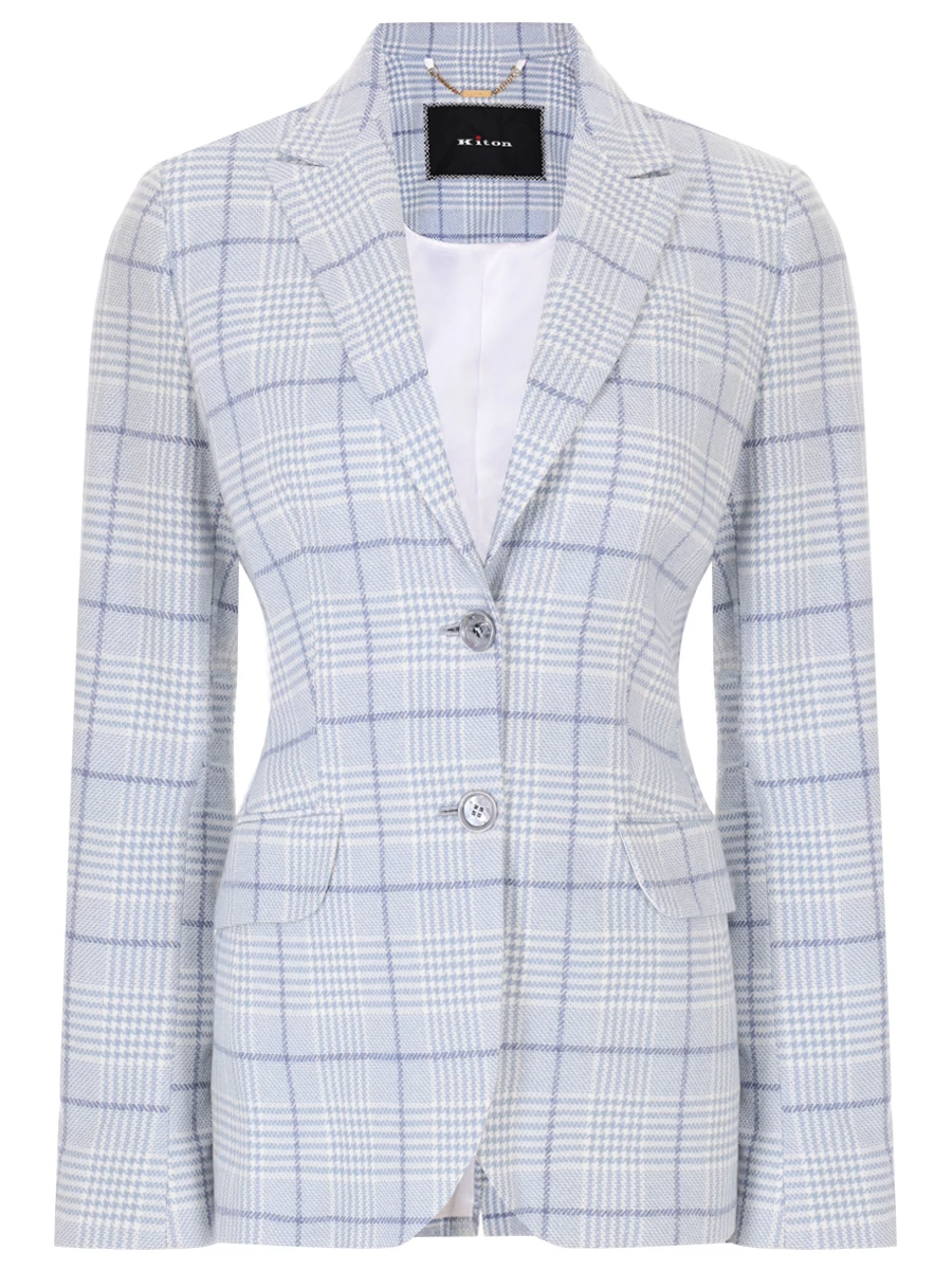 

Пиджак кашемировый, Голубой, D50514K0526E01007