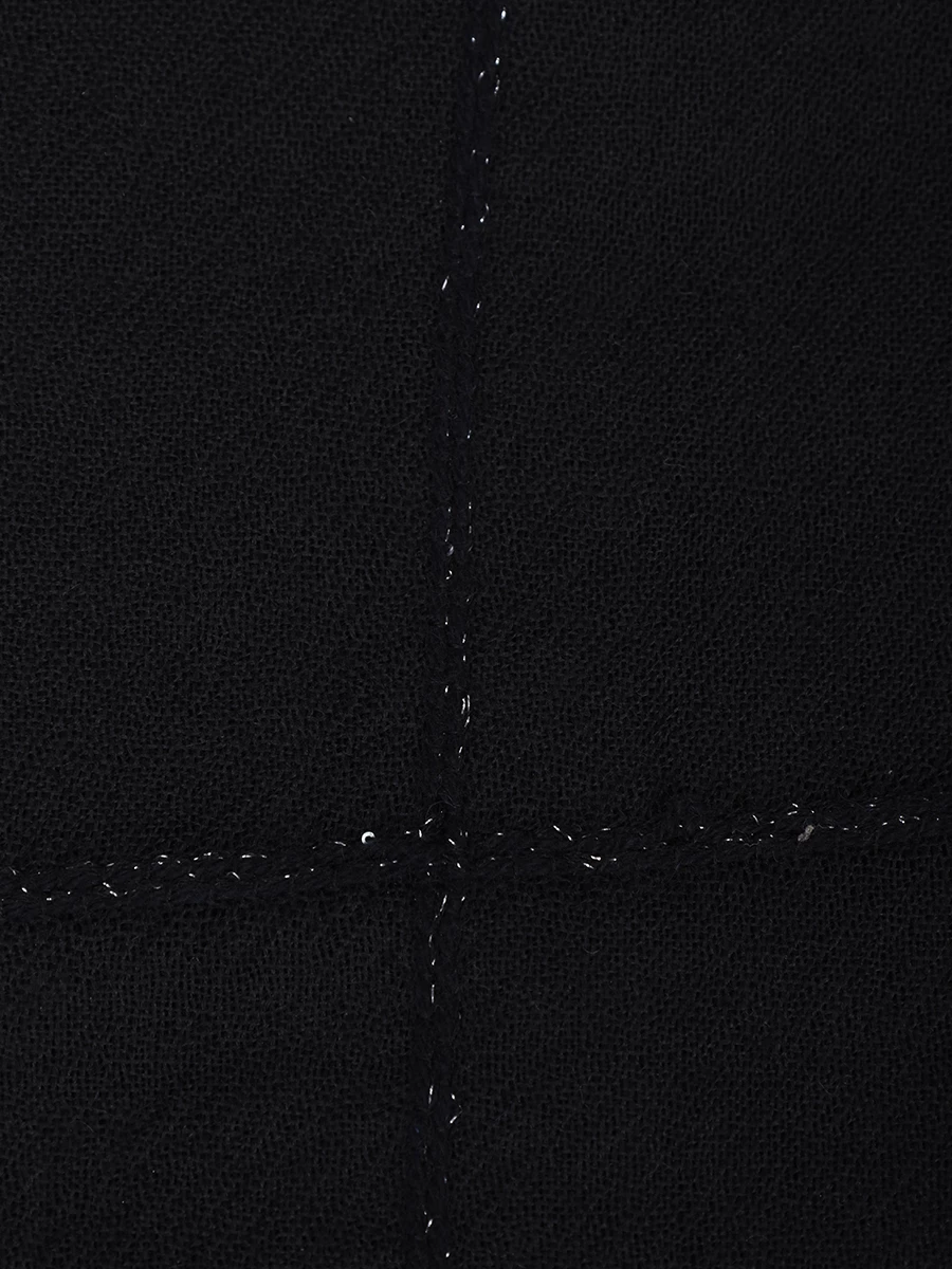 Шарф из кашемира и шелка KITON D58768K0518F01007 Черный  Фото 3