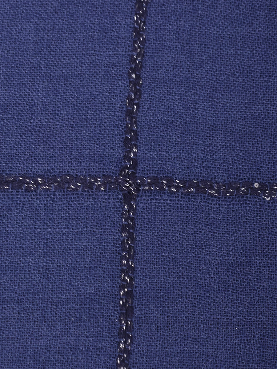 Шарф из кашемира и шелка KITON D58768K0518F0307 Синий  Фото 3