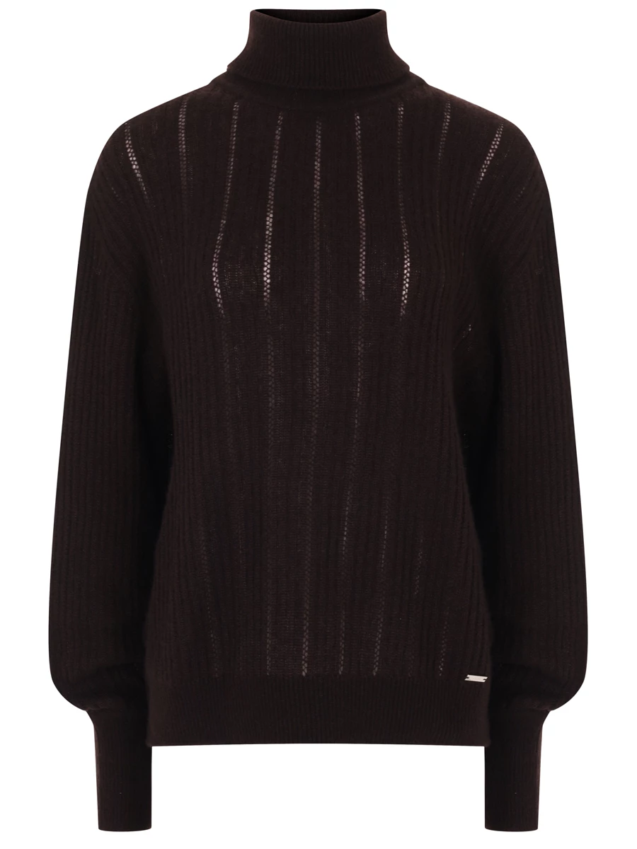 Свитер из кашемира и шелка KITON D5871131928002 Коричневый 