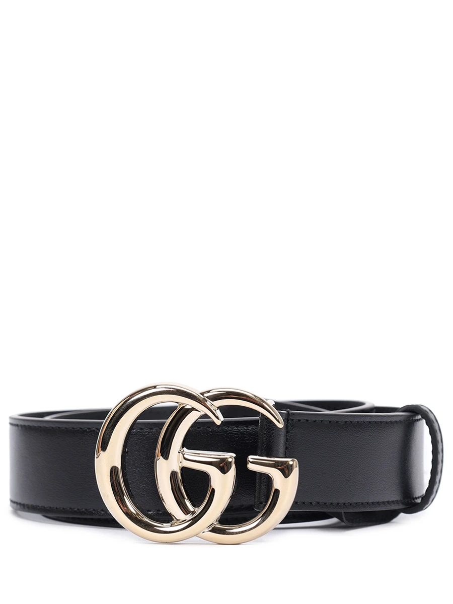 Ремень кожаный GUCCI 6258390AAA5 1000 Черный 